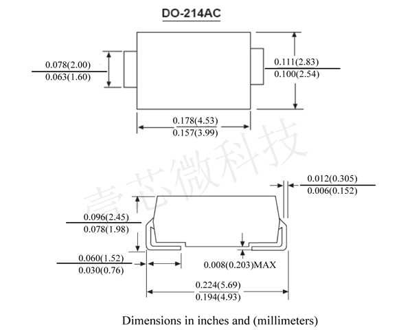 1N5819 SMA封裝 1N5819 SMA封裝