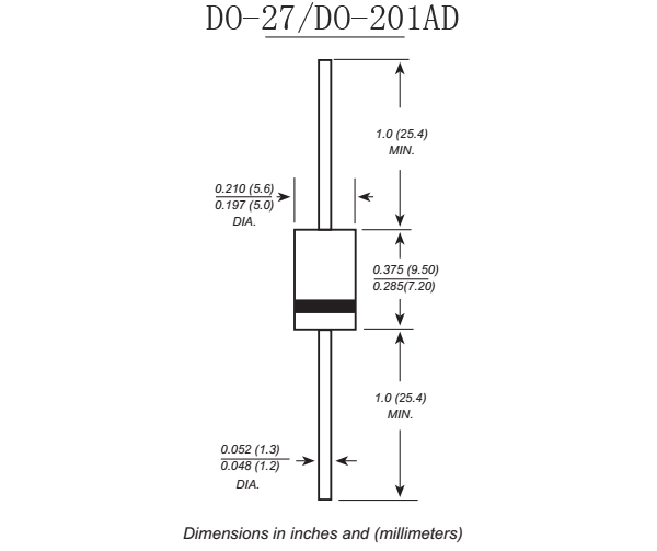 SR540 DO-27封裝 SR540 DO-27封裝