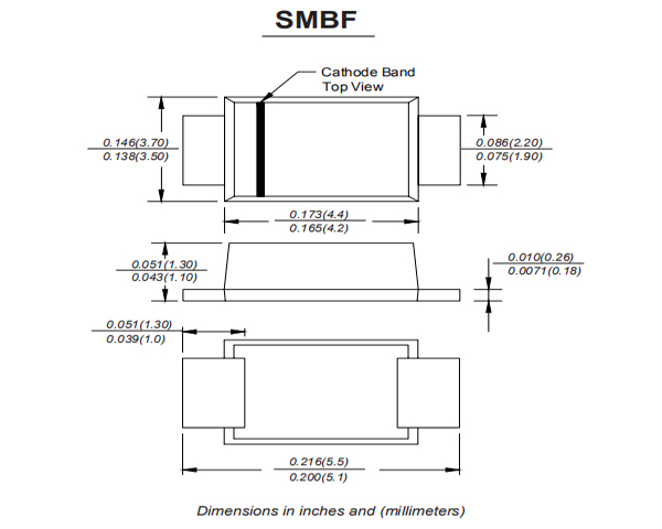 SMBF封裝尺寸 SMBF封裝尺寸