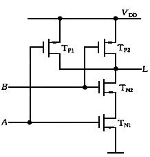 CMOS與非門電路 CMOS與非門電路