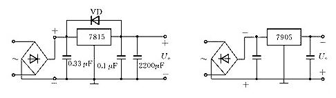 三端穩(wěn)壓管7805引腳圖