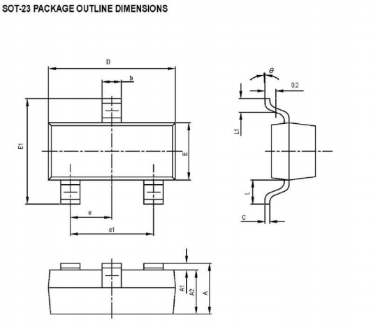 MOS管AO3415參數 MOS管AO3415參數