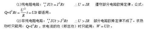 純電阻電路與非純電阻電路 純電阻電路與非純電阻電路