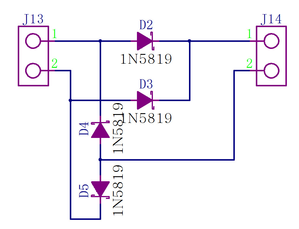 電源線接反 電源線接反