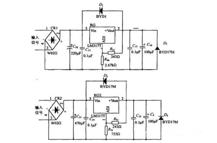 lm317可調(diào)穩(wěn)壓電源 lm317可調(diào)穩(wěn)壓電源