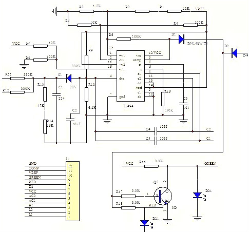 逆變器原理電路,12V直流變成220V交流電 逆變器原理電路,12V直流變成220V交流電