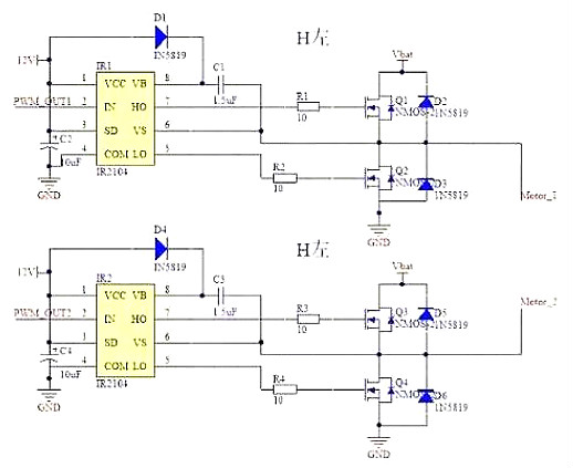 MOS管H橋原理 MOS管H橋原理