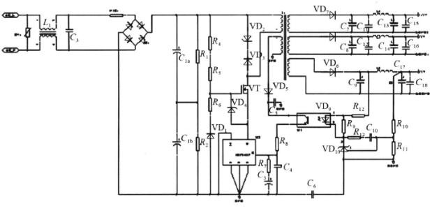 三路輸出的超寬壓輸入電源電路 三路輸出的超寬壓輸入電源電路