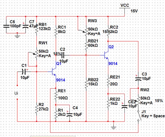 三極管放大電路及各電阻的作用