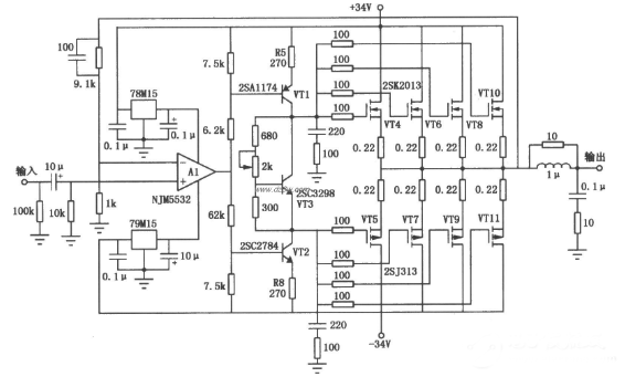 場效應管晶體管的放大電路原理圖詳解