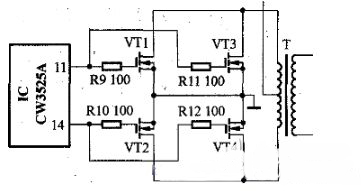 直流變換交流電路圖解-場效應晶體管-逆變電源-MOS場效應管變換電路詳解