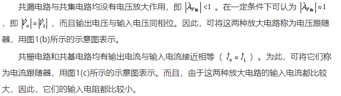 場(chǎng)效應(yīng)管與BJT放大電路的性能比較