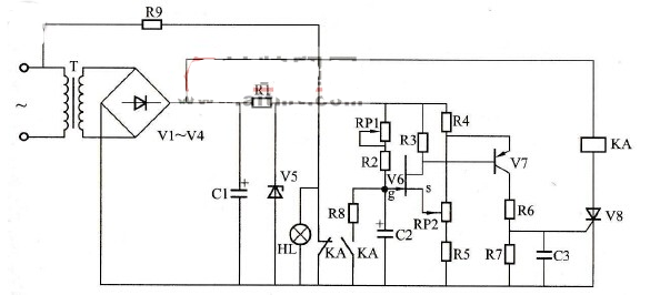 場效應管時間繼電器的工作原理解析 場效應管時間繼電器的工作原理解析