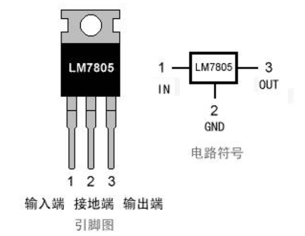 78M05三端穩(wěn)壓器引腳