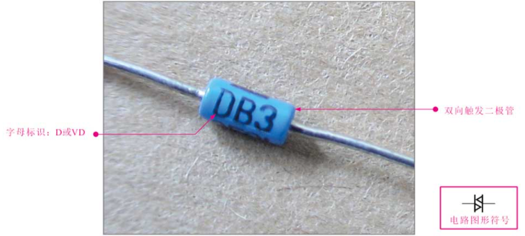 雙向觸發二極管的外形特點