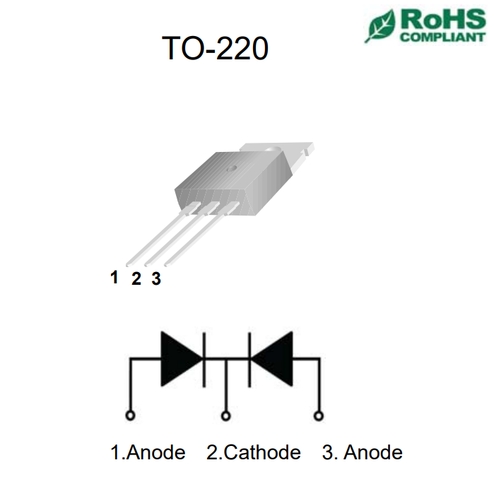 MBR40100CT to-220 數(shù)據(jù)表