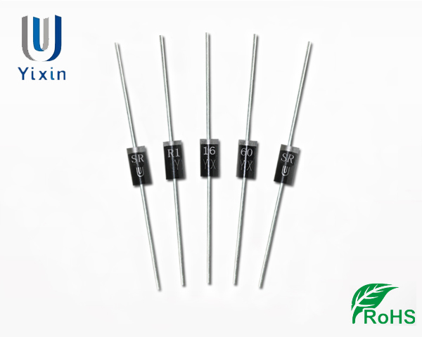 SR160肖特基二極管DO-41封裝外觀 SR160肖特基二極管DO-41封裝外觀