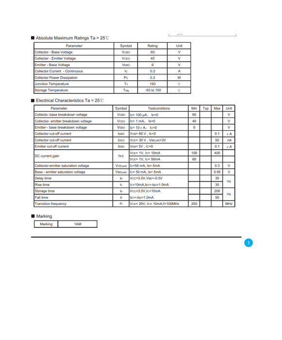 S8050 TO-92/SOT-23參數和中文資料 - 晶體管 - 壹芯微