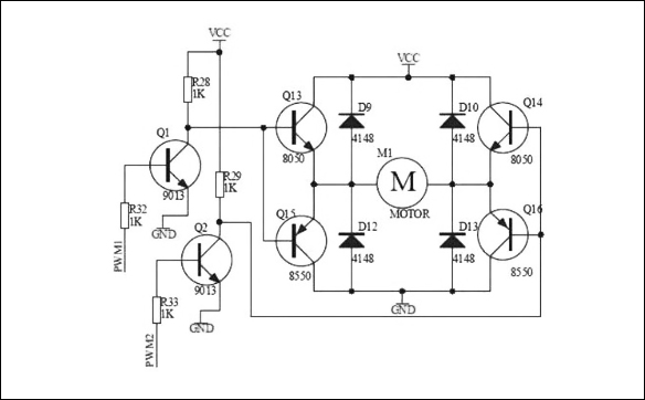場效應(yīng)MOS管H橋驅(qū)動電機電路解析 - 壹芯微