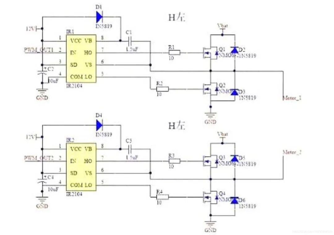 PWM驅動MOS管H橋電路解析-壹芯微 PWM驅動MOS管H橋電路解析-壹芯微