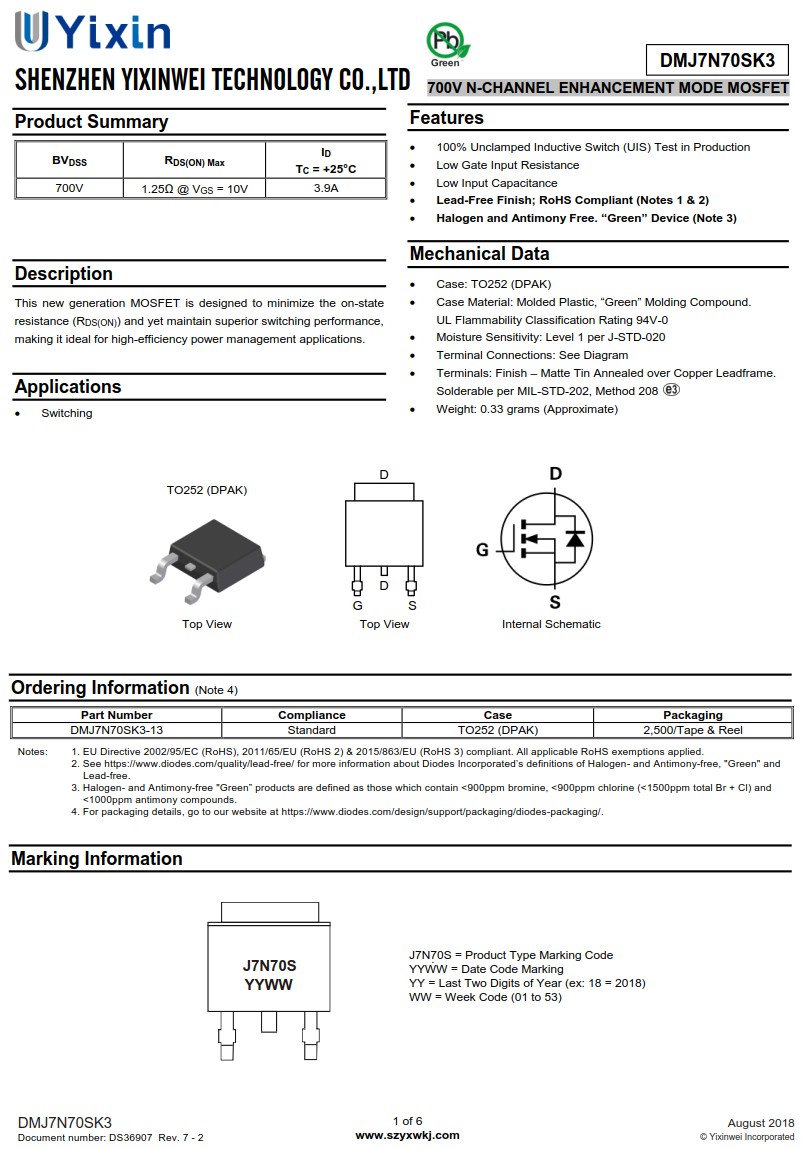 DMJ7N70SK3 DMJ7N70SK3