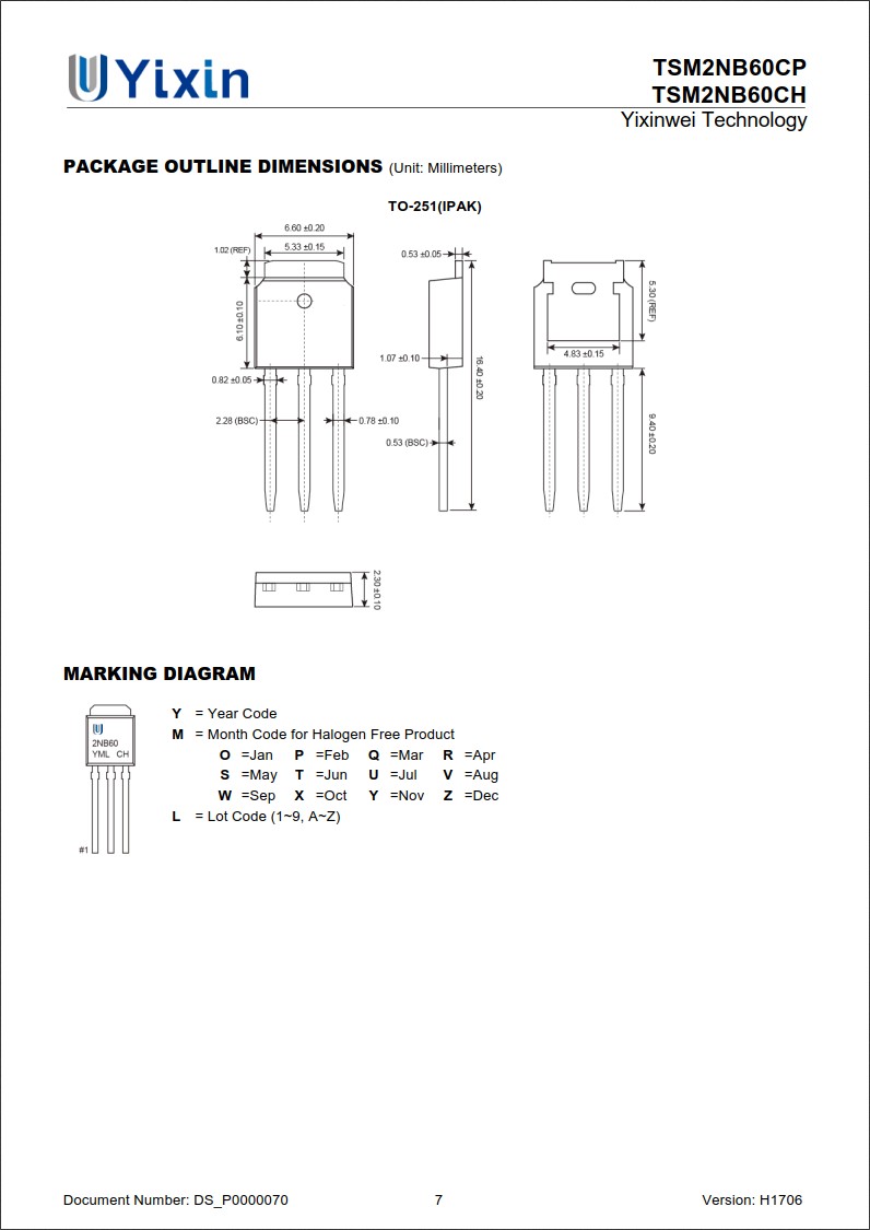 TSM2NB60CP規格書 TSM2NB60CP規格書