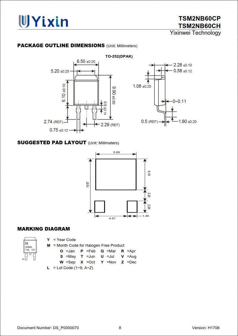 TSM2NB60CP規格書 TSM2NB60CP規格書