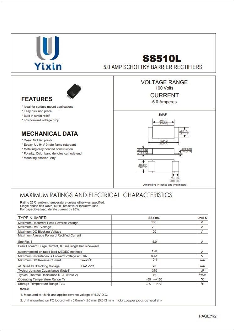 SS510L規(guī)格書(shū) SS510L規(guī)格書(shū)