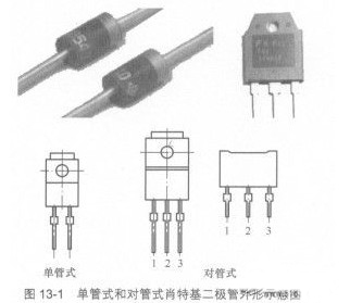 肖特基二極管外形特征和應用說明 肖特基二極管外形特征和應用說明