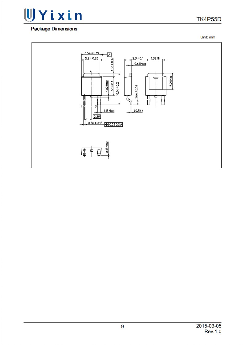 TK4P55D規格書 TK4P55D規格書