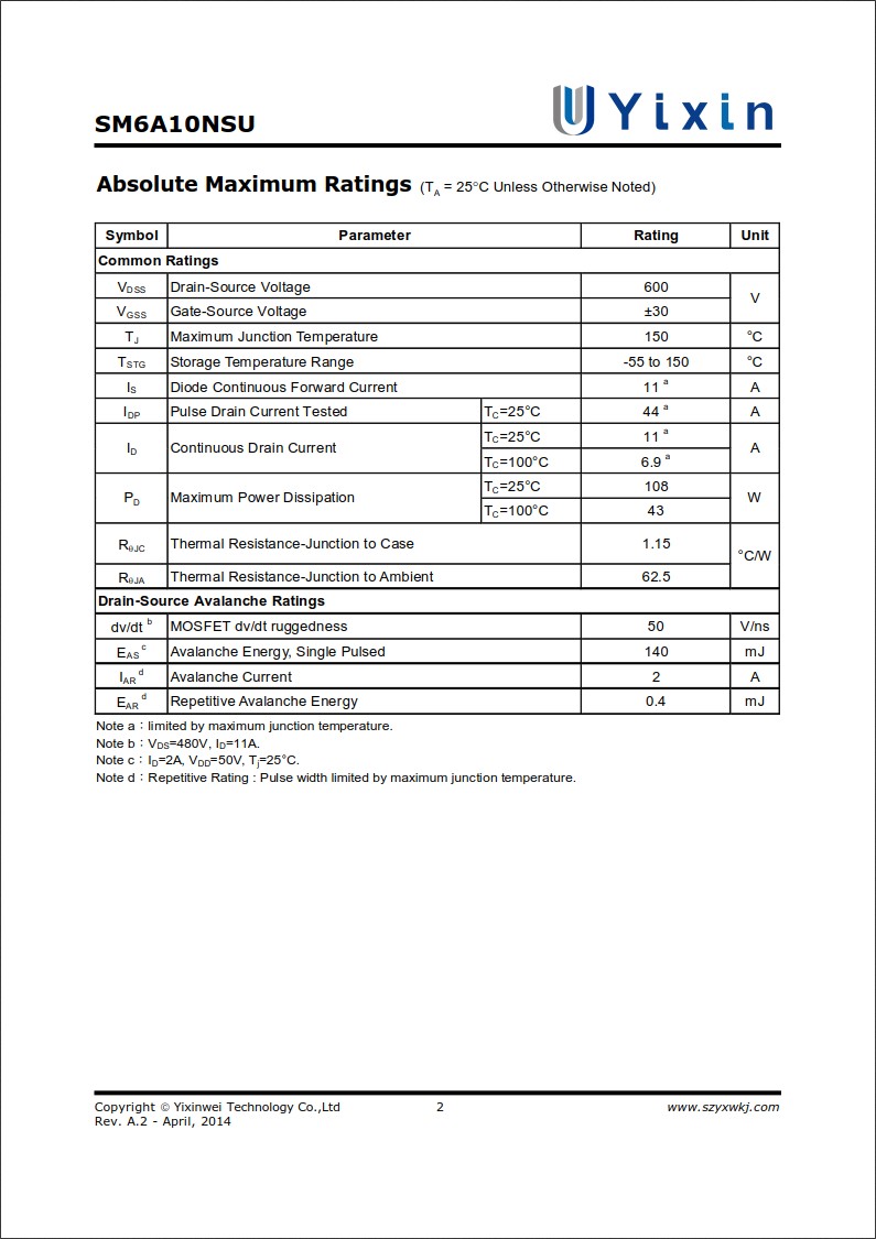 SM6A12NSU規格書 SM6A12NSU規格書