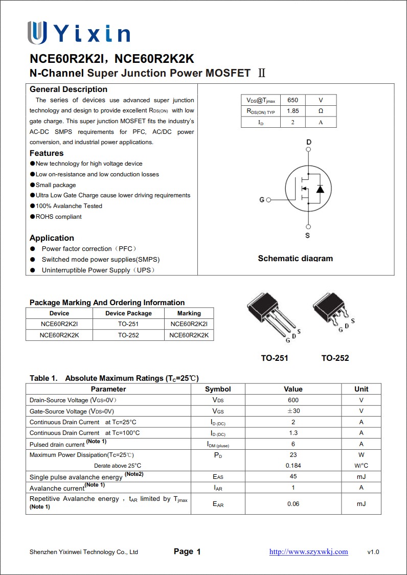 NCE60R2K2K規(guī)格書 NCE60R2K2K規(guī)格書