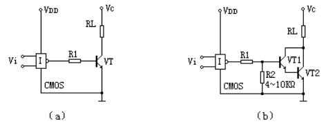 CMOS-晶體三極管VT接口 CMOS-晶體三極管VT接口