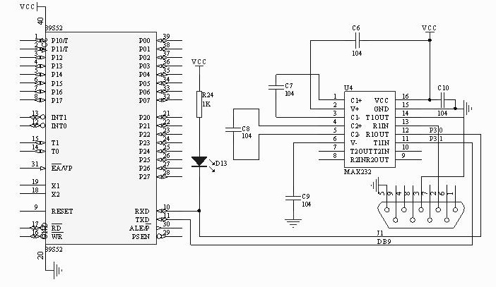 串行通信電路圖 串行通信電路圖