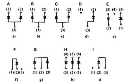 九種管腳引出方式 九種管腳引出方式