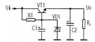 電子穩(wěn)壓濾波器原理圖