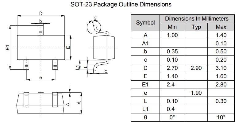 AO3401封裝規(guī)格 AO3401封裝規(guī)格