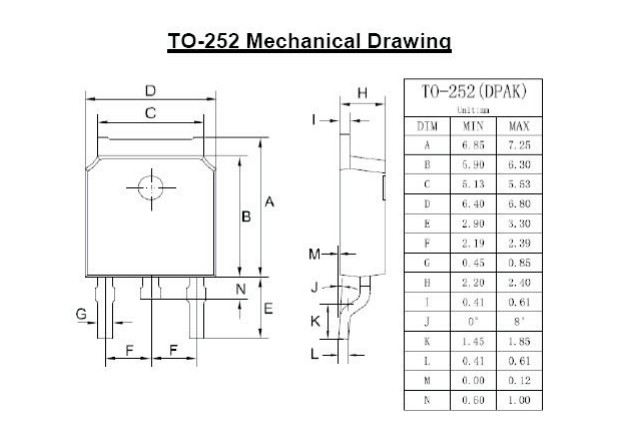TO-252封裝尺寸 TO-252封裝尺寸