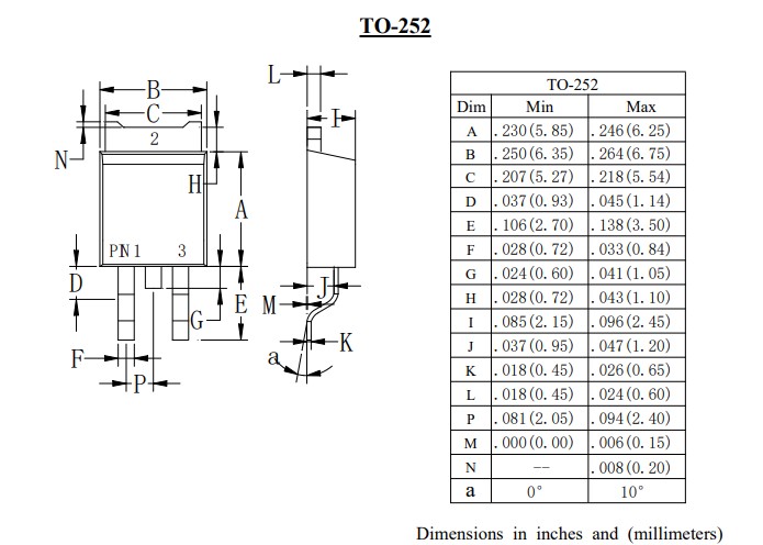 70N03封裝尺寸 70N03封裝尺寸