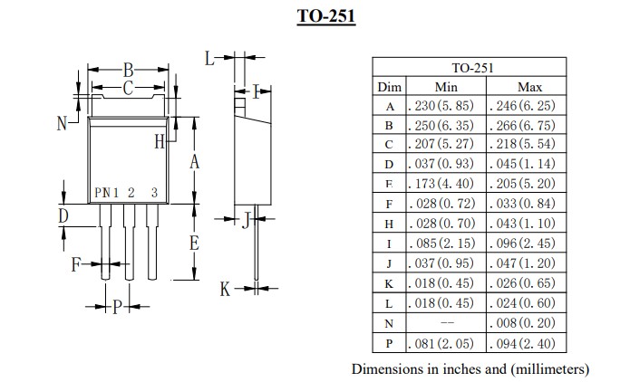 70N03封裝尺寸 70N03封裝尺寸