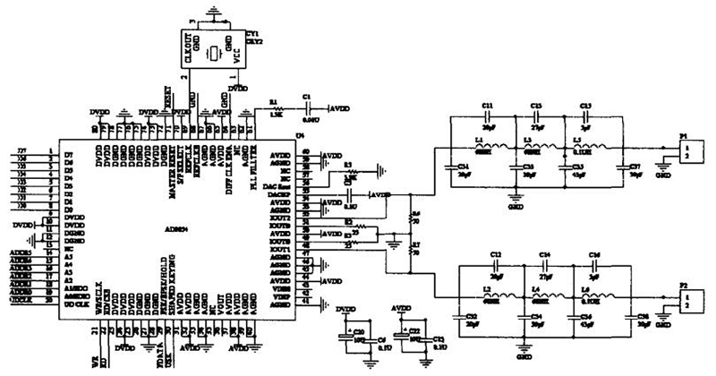 正交掃頻信號產生電路