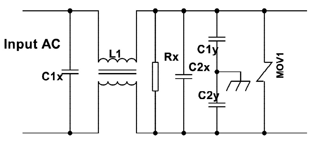電磁濾波器電路圖