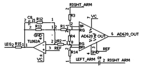 基于AD620的信號提取電路