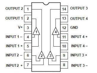 LM339引腳圖 LM339引腳圖