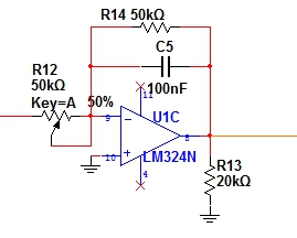 積分運算電路仿真電路