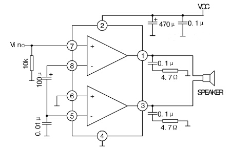 Bridge單聲道橋式(BTL)功放的典型應(yīng)用 Bridge單聲道橋式(BTL)功放的典型應(yīng)用