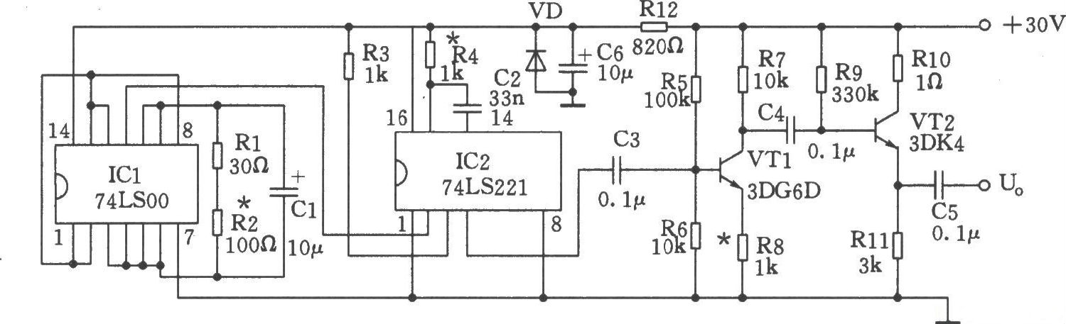 脈沖信號發生器電路圖 脈沖信號發生器電路圖