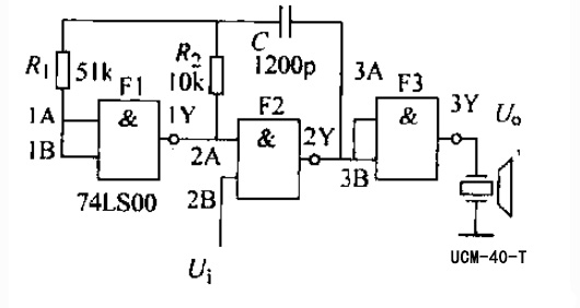超聲波發射電路圖 超聲波發射電路圖