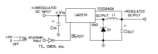 LM2576的工作模式可控電路原理圖 LM2576的工作模式可控電路原理圖