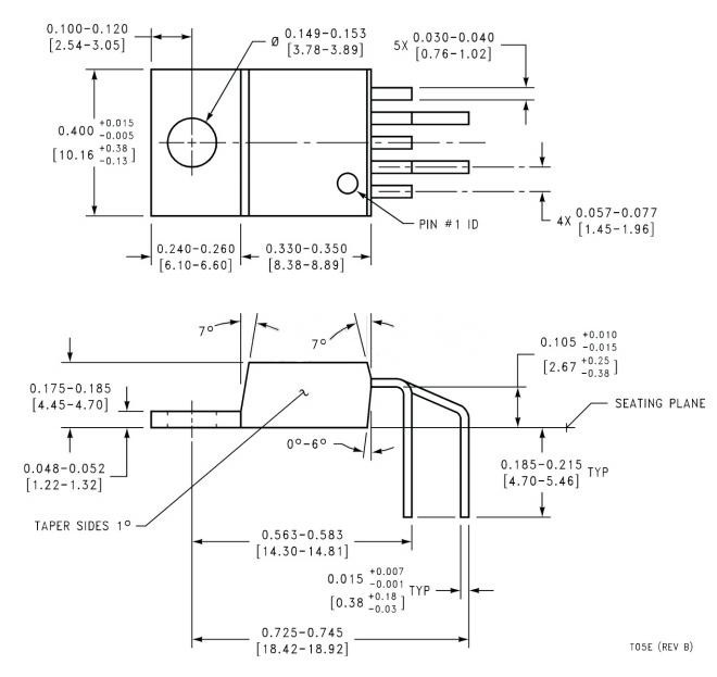 LM1875封裝圖 LM1875封裝圖